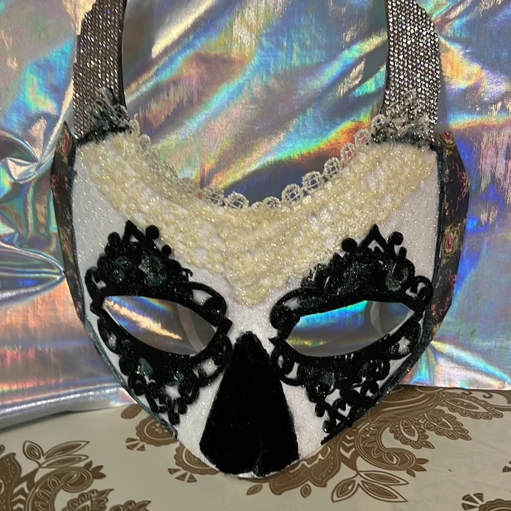 New Victorian Horned Skull Mask